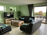 De authentieke bar van het logement In de Vlaamse Ardennen